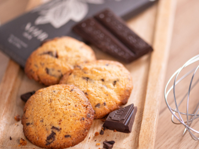 La recette des cookies au chocolat noir Café-Tasse par Alyssa